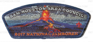 Patch Scan of Sam Houston Area Council- 2017 NSJ- Hawaii Volcanoes National Park 