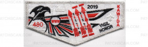 Patch Scan of Vigil Honor Flap 2019 (PO 88445)