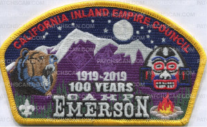 Patch Scan of California Inland Empire Council - Camp Emerson 