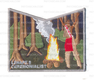 Patch Scan of Lenape Lodge 8 Ceremonialst Pocket Patch