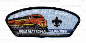 Patch Scan of 2013 Jamboree- Mississippi Valley Council- #212988