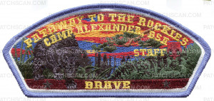 Patch Scan of pathway to rockies CA CSP 2023 brave