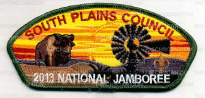 Patch Scan of 2013 NATIONAL JAMBOREE SOUTH PLAINS 2