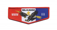 Wa-Hi-Nasa 111 flap red border Middle Tennessee Council #560