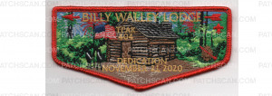 Patch Scan of Billy Walley Lodge Dedication Flap (PO 89469)
