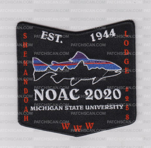 Patch Scan of Shenandoah 258 NOAC 2020 Pocket Patch