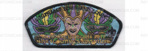 Patch Scan of 2017 Jamboree CSP Carnival Mask (PO 86792)