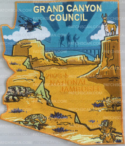 Patch Scan of 455363- Grand Canyon Council Jamboree Center patch 