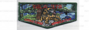 Patch Scan of Lodge Chief Appreciation Flap Green Border (PO 88117)