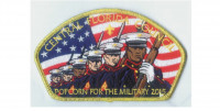 Popcorn for the Military CSP Marines gold border Central Florida Council #83