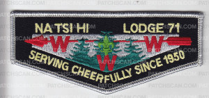 Patch Scan of Natsi Hi Lodge 71 Serving Cheerfully Since 1950