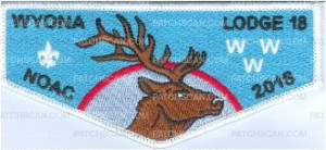 Patch Scan of Wyona Lodge NOAC 2018 Trader Flap