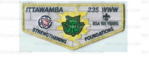 Patch Scan of Ittawamba BSA [105 years] flap (85032 v-9)