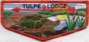Patch Scan of TULPE LODGE 102 RED BORDER