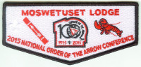 AR0175-1A - Moswetuset Lodge Flap Boston Minuteman Council #227