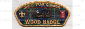 Patch Scan of Wood Badge CSP (PO 100172)