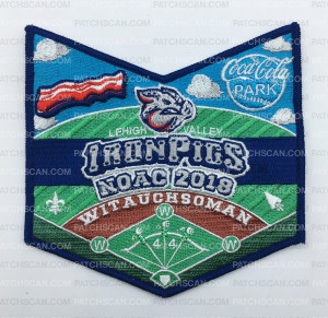 Patch Scan of Witauchsoman NOAC 2018 Iron Pigs Pocket Patch