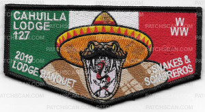 Patch Scan of Cahuilla Lodge 127 2019 Lodge Banquet