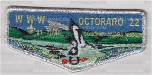 Patch Scan of Octoraro 22 Goodman Award Silver Metallic OA Flap