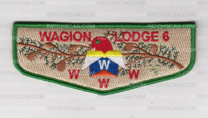 Patch Scan of Wagion Lodge 6 OA Flap