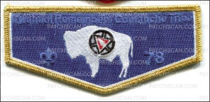 Patch Scan of Kwahadi Rememebers with Wyoming Flag OA Flap