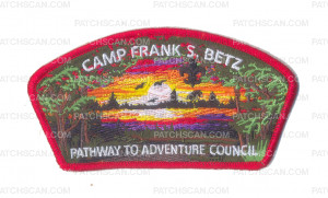 Patch Scan of Camp Frank S Betz CSP (Red Border)