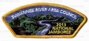 Patch Scan of 2013 JAMBOREE- SUWANNEE RIVER AREA COUNCIL-# 211053