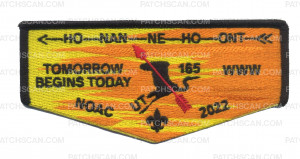 Patch Scan of HO-NAN-NE-HO-ONT NOAC 2022 (Black) Flap 