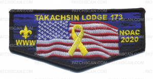 Patch Scan of Sagamore Council - Takachsin Lodge 173 EMS Flap