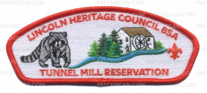 Patch Scan of Lincoln Heritage Council Tunnel Mill Reservation Red CSP