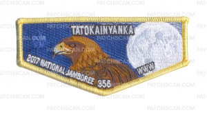 Patch Scan of Tatokainyanka 356 2017 National Jamboree Flap Golden Eagle
