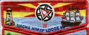 Patch Scan of Nacha Nimat Lodge Lighthouse and Ship 2015 OA Flap