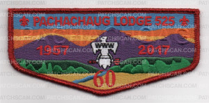 Patch Scan of PACHACHAUG 60TH METALLIC FLAP