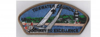 Tidewater JTE tan border Tidewater Council #596
