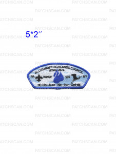 Patch Scan of 2024 NOAC CSP (blue)