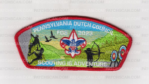 Patch Scan of 2023 FOS Scouting is Adventure