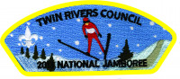 2013 JAMBOREE- TWIN RIVERS- YELLOW BORDER #214171 Twin Rivers Council #364