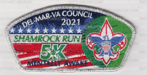 Patch Scan of Del-Mar-Va Council Shamrock Run 5K CSP