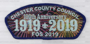 Patch Scan of FOS 2018 100th Anniversary