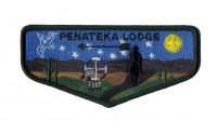 Penateka Lodge- Foam - Green Border - OA Flap Texas Trails Council #561