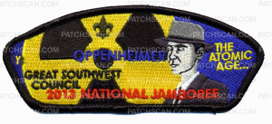 Patch Scan of 2013 Jamboree- Great Southwest Council- #211517