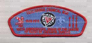 Patch Scan of TAC - 100th CSP - Bird Blue Background