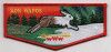 KON WAPOS LODGE FLAP-RED BORDER