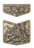 194167 - metallic gold lodge flap