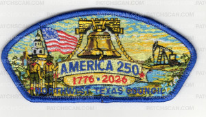 Patch Scan of Northwest Texas Council America 250 CSP