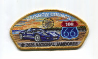 Rainbow Council 2026 NJ blue car JSP gold met bdr Rainbow Council #702