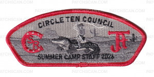 Patch Scan of Circle Ten Council Summer Camp 2026 STAFF CSP