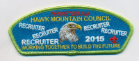 Hawk MT. Council Recruiter 2015 Hawk Mountain Council #528