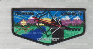 Patch Scan of Tschitni Lodge Ticket Flap