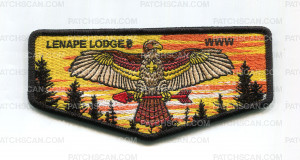 Patch Scan of Lenape 8 flap black border